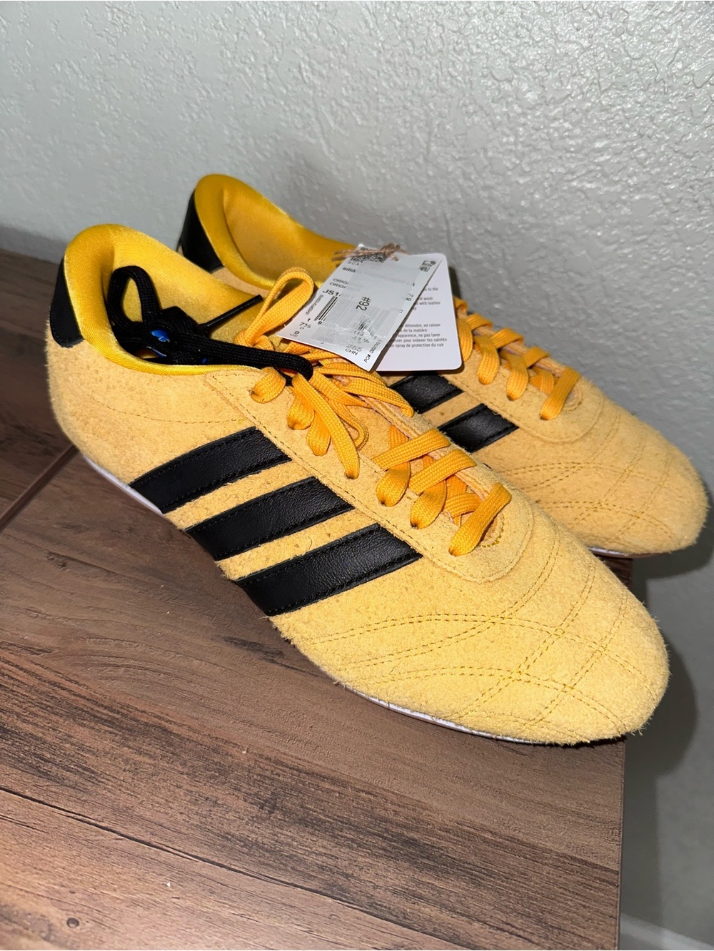 Adidas Women’s Taekwondo Yellow and Black sneakers